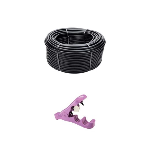 Rain Bird 1/2 in. (0.70 in. O.D.) x 500 ft. Drip Irrigation Tubing and Drip Tubing Cutter/Hole Punch Tool Combo - The Home Depot