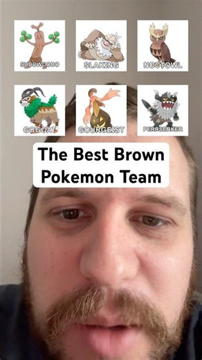 Building the Best Brown Pokémon Team in 60 Seconds! #pokemon #pokemonshorts #pokemonchallenge #fyp