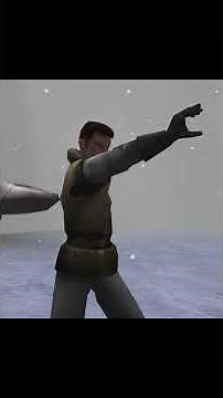 Jaden lands on the ice planet Ilum - Star Wars Jedi Knight Jedi Academy