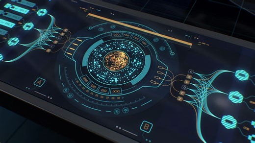 未来用户界面 FUI和HUD界面展示