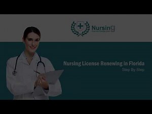 Nursing License Renewal in Florida
