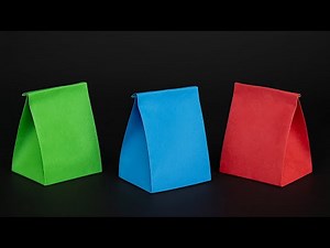 DIY Paper Bag – No Glue, No Scissors, Just Origami!