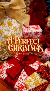 Create the perfect Christmas gift bag with Robinsons Malls' FREE Christmas gift wrapper! 🎄🎅 Shop for at least P500 at any Robinsons Malls store or P1,000 at Robinsons Supermarket to claim your FREE wrapper. Visit our Guest Services booth to learn more! 🛍️ | Robinsons Malls