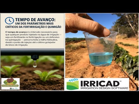 #93-Fertirrigação com Precisão: Relatório Automático de Tempo de Avanço no software Irricad