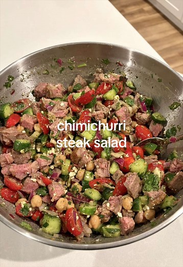 Easy Chimichurri Steak Salad Recipe 🥩🥗