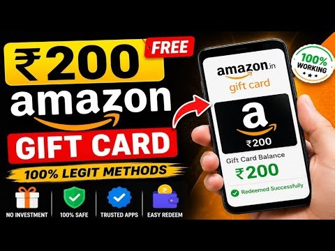 ₹200 Free Amazon Gift Card 2026 | How to Get Amazon Gift Card Free | 100% Legit Methods