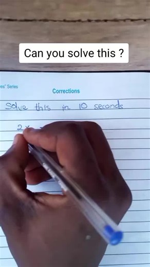 Simple Math Daily: Solve this linear equation and improve your math skills! #MathChallenge #QuickMathTips. #MathTips #LearningMadeEasy #Educatiomal