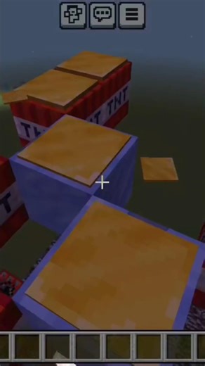 Minecraft Double TNT Run😱Wait for End💀📈 #minecraft #shorts