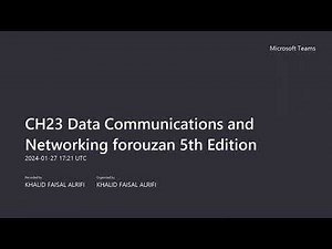 CH23 Data Communications and Networking forouzan 5th Edition