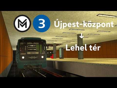 Garry's mod Metrostroi | M3 Észak-Pest Teszt | Újpest-központ → Lehel tér (WIP)
