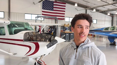 Butler County teenager commutes to school via airplane