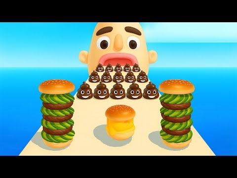 Sandwich Runner - SpeedRun All Levels Gameplay Walkthrough Android,ios New Update 22261