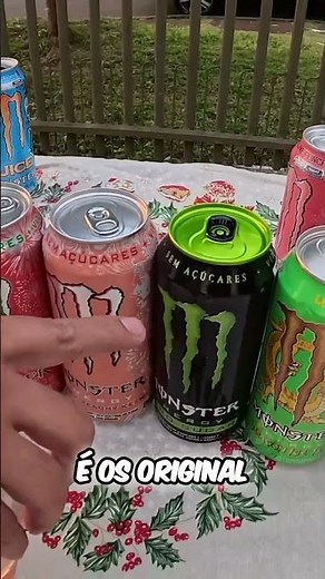 Provando Todos os Sabores de Monster no Brasil #shorts