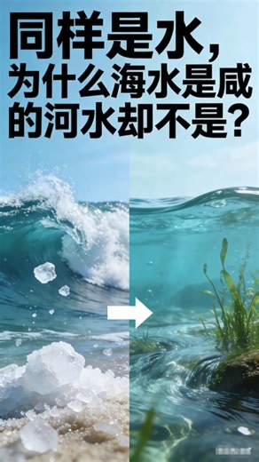 同样是水，为什么海水是咸的河水却不是？