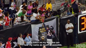 Every TD ball means a lot more to DeAndre Hopkins and his mom ❤ Her story of perseverance is truly inspirational. #HardKnocks returns tonight 10pm ET on HBO Max | NFL Films