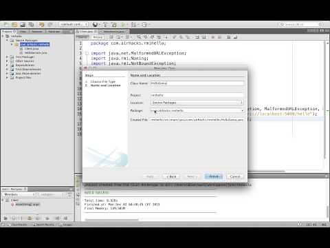 Hello Remote Method Invocation (RMI)