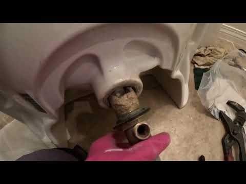 DIY: replacing faucet on the pedestal sink with the push/pull( flowtite) shut off valves is harder