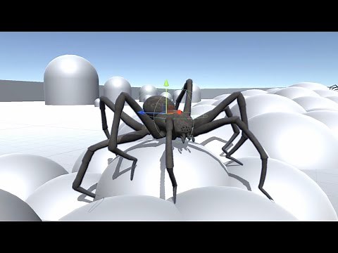Procedural Spider (Unity) Showcase