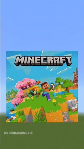 Turning minecraft games pixel art in Minecraft 🧱🎨
