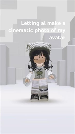 Letting ai make a cinematic photo!! #roblox #foryou #shorts