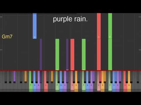 Purple Rain by Prince | Piano Tutorials with Lyrics and Chords