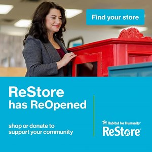 155 reactions · 30 shares | Across Canada, Habitat for Humanity ReStores are reopening. Find your local ReStore and come shop or donate to support your local community. | Habitat for Humanity Canada | Facebook
