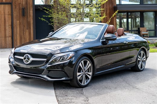 28k-Mile 2017 Mercedes-Benz C300 Cabriolet