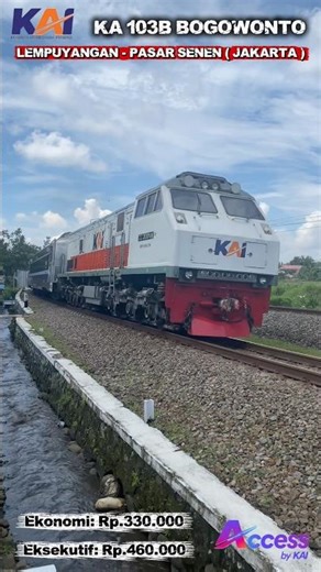 KERETA API PANJANG || KA 103B BOGOWONTO || Indonesia Railways #keretaapi #fyp #subscribe