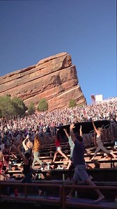 11K views · 80 reactions | One of Denver’s most iconic summer activities is sunrise yoga at Red Rocks Park and Amphitheatre  Move your body in this stunning natural amphitheater set against views of The Mile High City skyline each Saturday, June through August. Advance tickets required, get yours early before they sell out. Learn more: https://www.denver.org/things-to-do/health-and-wellness/ | Visit Denver | Facebook