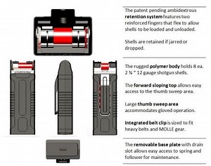 Ammo-BOSS: Gunner's Mate 12 Gauge Shotgun Shell Dispenser | Soldier Systems Daily
