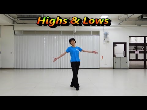 N59-2 Highs & Lows 高低起伏 (舞步講解)- Line Dance 排舞