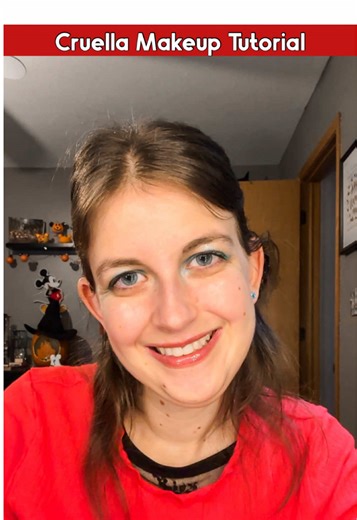 Cruella makeup Tutorial #101dalmatians #cruella #makeuptutorial