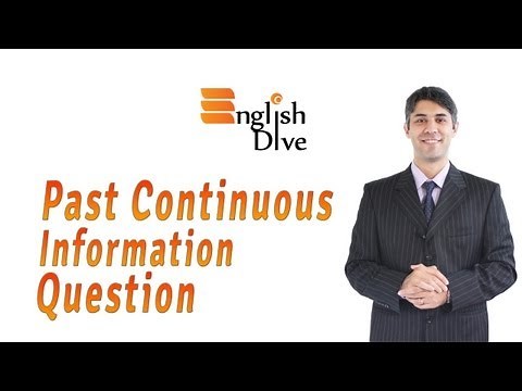 Past Continuous Information Question