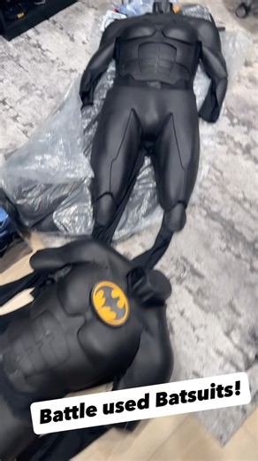 Screen used, battle tested, Beat Down Batsuits made by the incredible Shawn Reevz! ￼