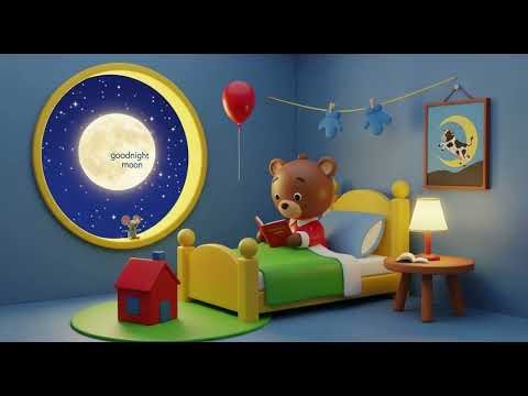Goodnight Moon Song 🌙✨ | Bedtime Lullaby for Kids | Sleepy Time Song