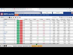 Trade like a Pro with ProTerminal (Desktop & Mobile App) | HDFC Securities