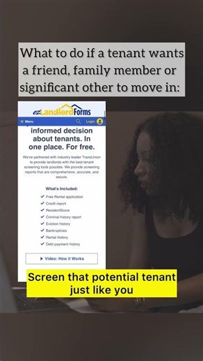 Does Your Tenant Want a Friend or Family Member to Move In? #shorts #landlordlife
