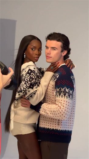 Glamour on Instagram: "Nicolandria owes us nothing. 🥹 Go behind the scenes with Glamour’s December cover stars on set of their cover shoot, and read the full story at the link in bio. #Glamourlandria"