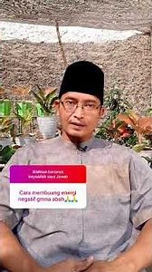 Cara Membuang Energi Negatif