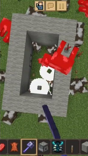 cow explosion with mace#tweening #gravity