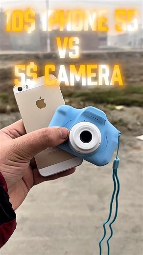 iPhone 5s vs kids camera comparison #shorts