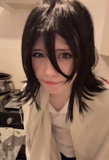 rukia cosplay… kinda? i don’t have the outfit. #rukia #bleach #cosplay