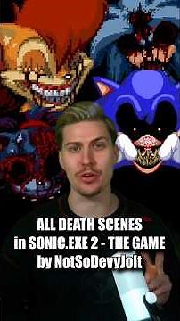 SONIC.EXE 2 - THE GAME - ALL DEATH SCENES #shorts #viral #sonic #exe #sonicexe #amy #silver #blaze