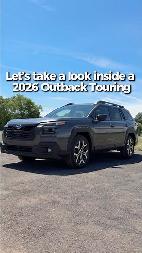 Take a Look Inside the 2026 Subaru Outback Touring