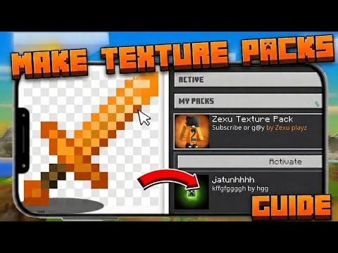 Minecraft PE Advanced Texture Pack Tutorial (Part 2) | Mobile Only ‪@TechnoGamerzOfficial‬