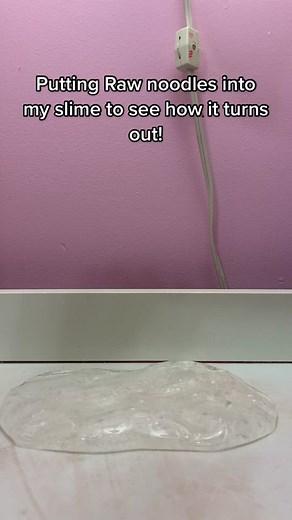Mixing Raw Noodles into Slime | Gelatinous Ramen Experiment