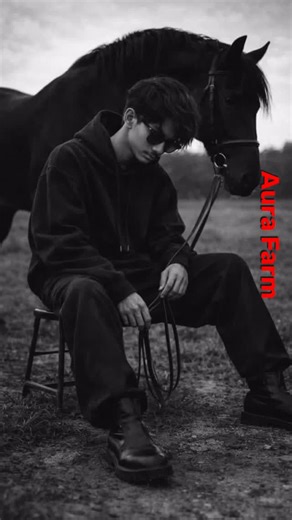 saad | chachatgpt ai A A A cinematic monochrome fashion portrait in 1080p. A person sits low on a minimal metal stool, legs extended and relaxed... | Instagram