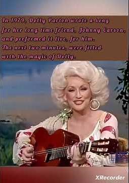 I bring you, the magic bliss, of Dolly Parton. Surely Heaven, sings tonight.