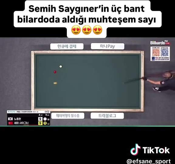 😍😍😍 #bilardo #billard #semihsaygıner #spor #sports