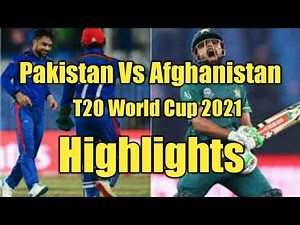 Pakistan Vs Afghanistan T20 Highlights | T20 World Cup Highlights | Today Match Highlights
